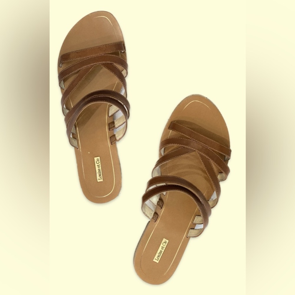 Brown Leather Louise et Cie Dalea Sandal Size 9M